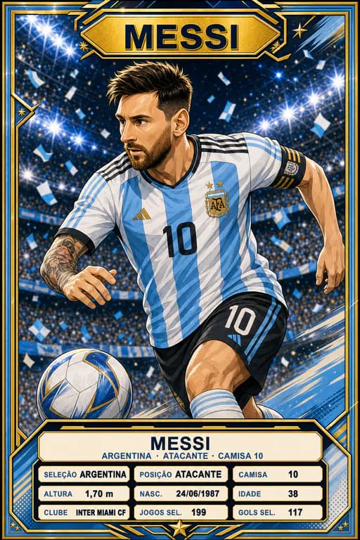 Figurinha de MESSI