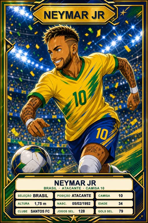 Figurinha de NEYMAR JR