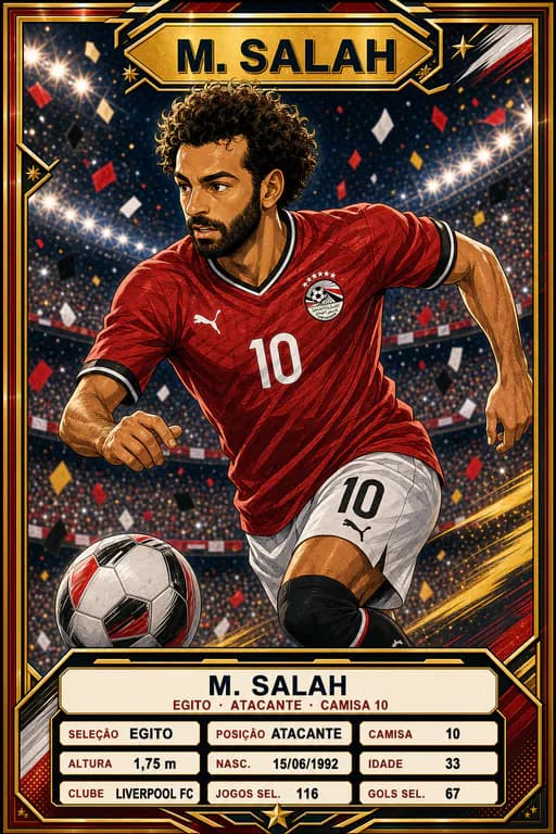 Figurinha de M. SALAH