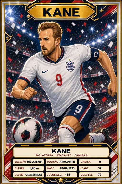 Figurinha de KANE