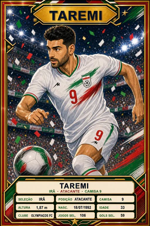 Figurinha de TAREMI
