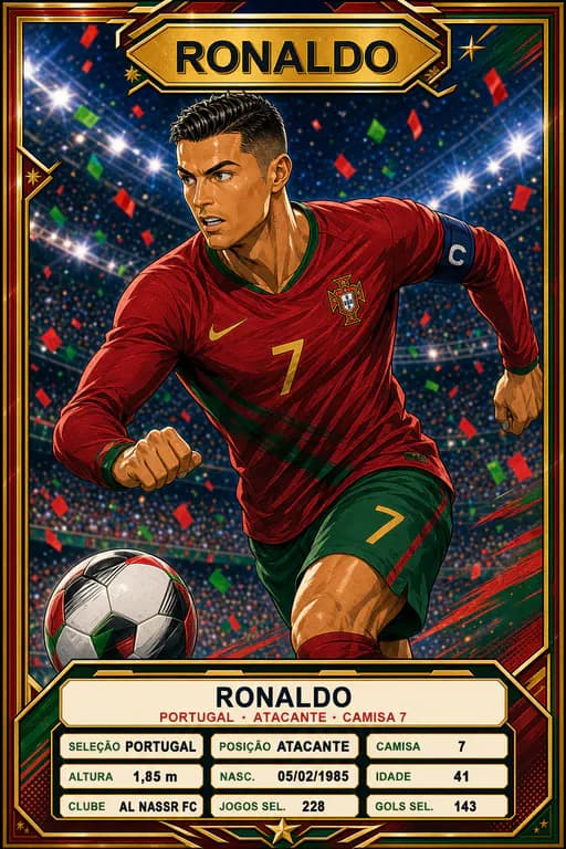 Figurinha de RONALDO
