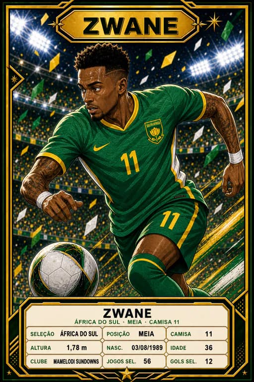 Figurinha de ZWANE
